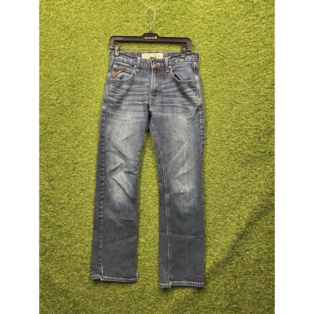 Ariat M5 Jeans Mens 29x32 Dark Wash Western Denim Straight Fit Straight Leg